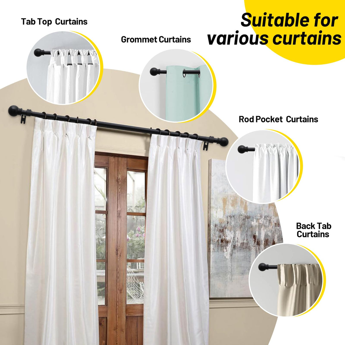 CALCHELE kit includes mounting hardware for quick, ready-to-hang installation