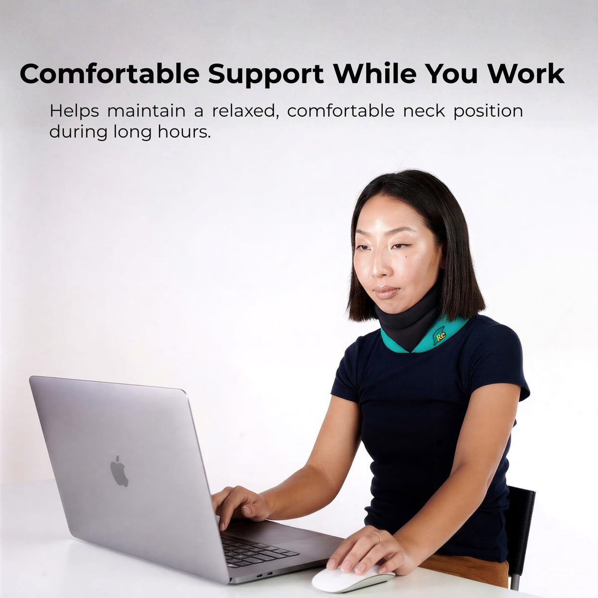 Caldera Releaf Neck Rest ergonomic posture support aids upright alignment at work