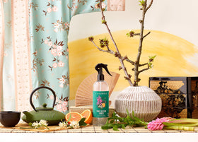 Caldrea Orange Blossom Bamboo free-from artificial colors and parabens label