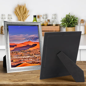 Calenzana Sparkle Glass Frame 8x10 portrait orientation ready.