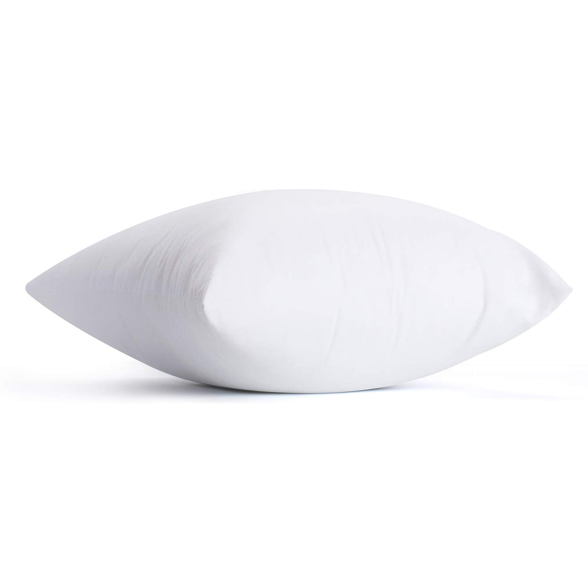 Calibrate Timing 18x18 pillow insert with plush loft enhancing living room ambience.