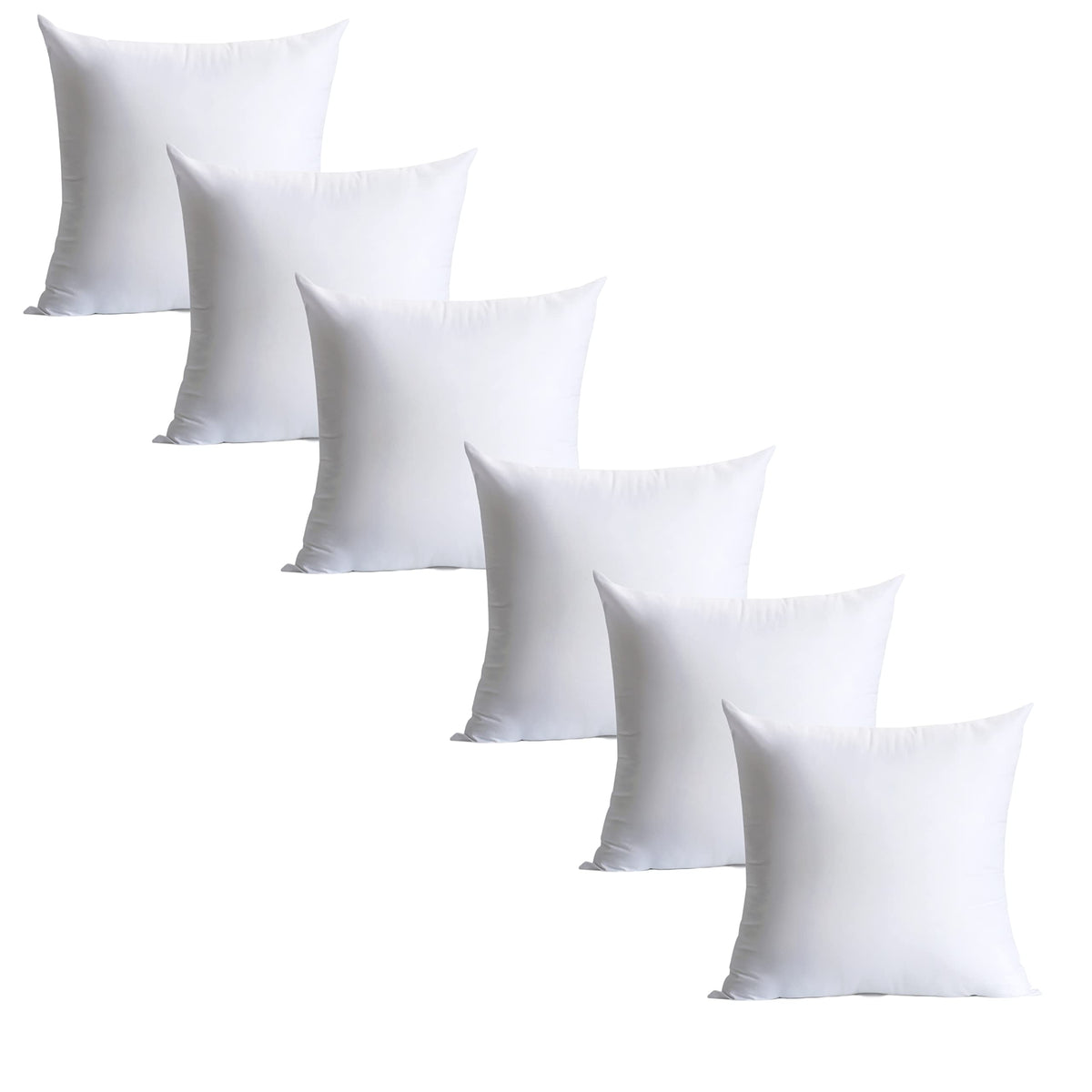 Calibrate Timing 18x18 pillow insert loft closeup showing plush, resilient filling for lasting comfort.