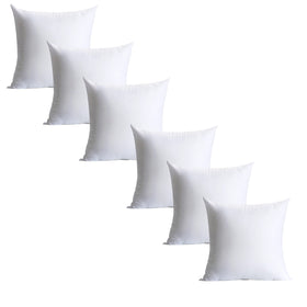Calibrate Timing 18x18 pillow insert loft closeup showing plush, resilient filling for lasting comfort.