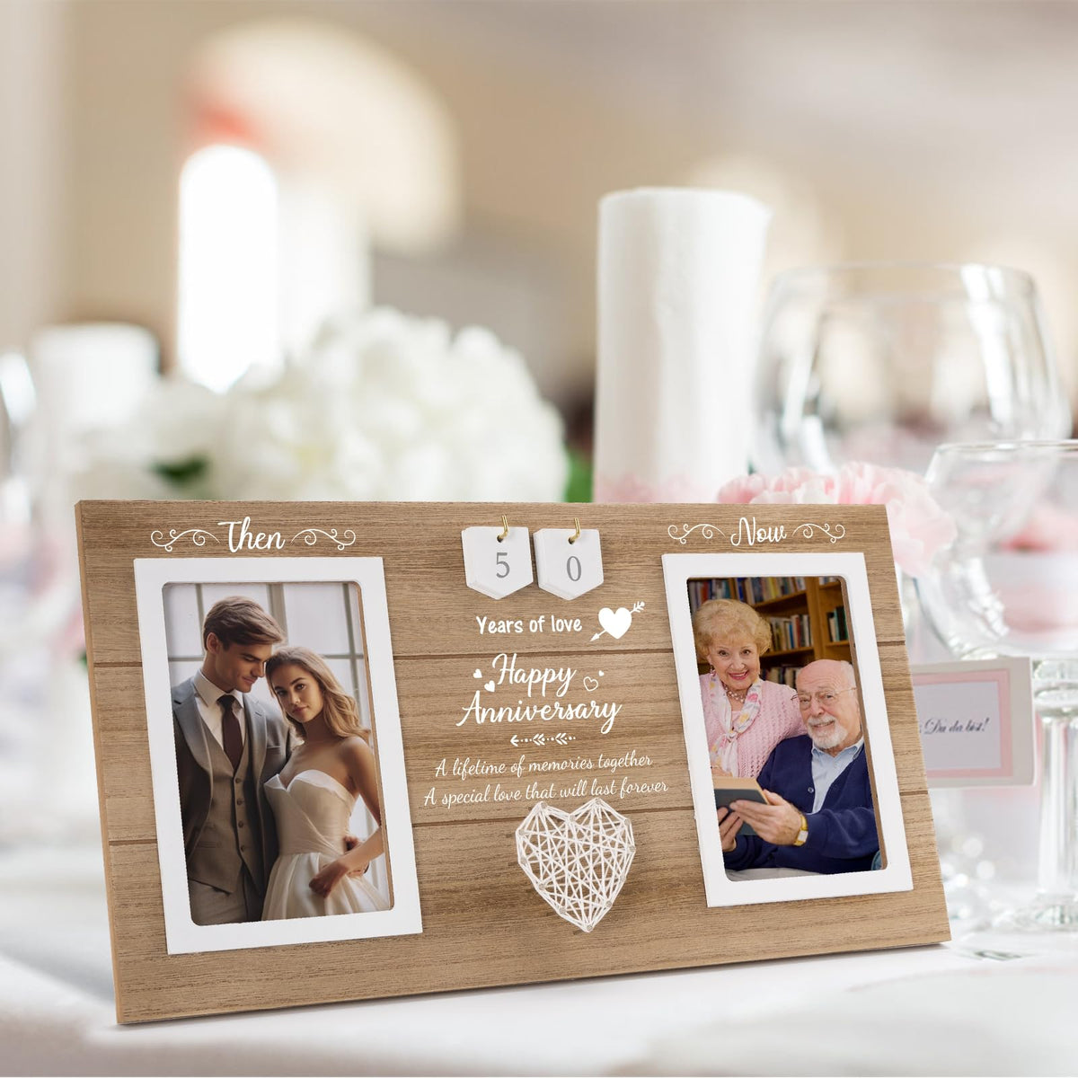 Calibron Then & Now photo-frame-past-present showcases past and present memories.