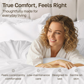 California Design Den bed labels simplify top/bottom orientation during setup.