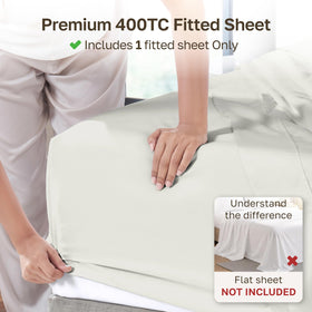 California Design Den 16-inch deep pocket secures pillow-top mattresses for a snug fit.
