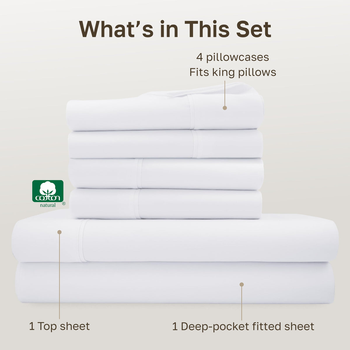 California Design Den sheet set envelope-closure detail improves pillowcase security.