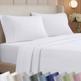 California Design Den California King Sheets overview with luxurious 1000 thread count sateen.