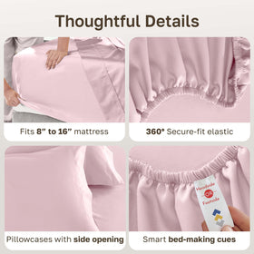 California Design Den crisp smooth sateen finish with gentle sheen