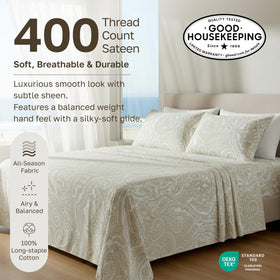 California Design Den deep-pocket fitted sheet demonstrates secure fit for 8 to 16 inch mattresses