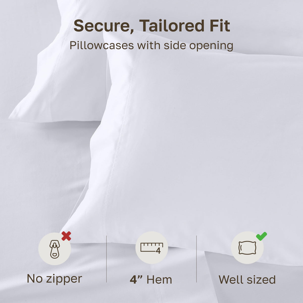 California Design Den durable pillowcase 2-pack highlighting fade resistance after washing