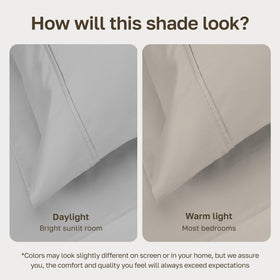 California Design Den durable sateen weave adds a lasting soft feel