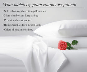 California Design Den easy-care pillowcase is machine washable for everyday convenience.