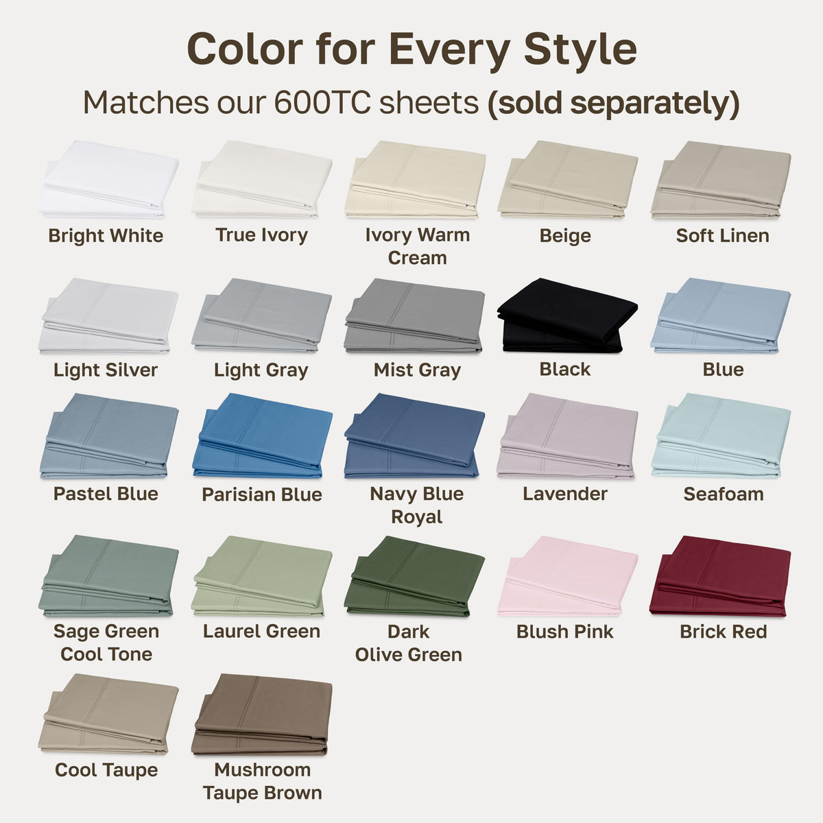 California Design Den easy-care pillowcases are machine washable and quick to dry