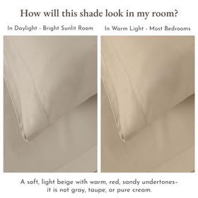 California Design Den envelope closure pillowcase for tidy bed making