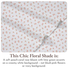 Pillowcases close-up from California Design Den floral set with envelope closures.