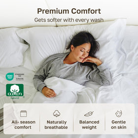 California Design Den Good Housekeeping Seal flat sheet for trusted daily use