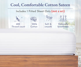 California Design Den Good Housekeeping Seal queen fitted sheet signals trusted quality.