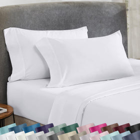 California Design Den king pillowcase set packaging highlights premium quality for your bedroom look.