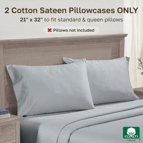 California Design Den open-end pillowcase design for easy slip-on nightly use