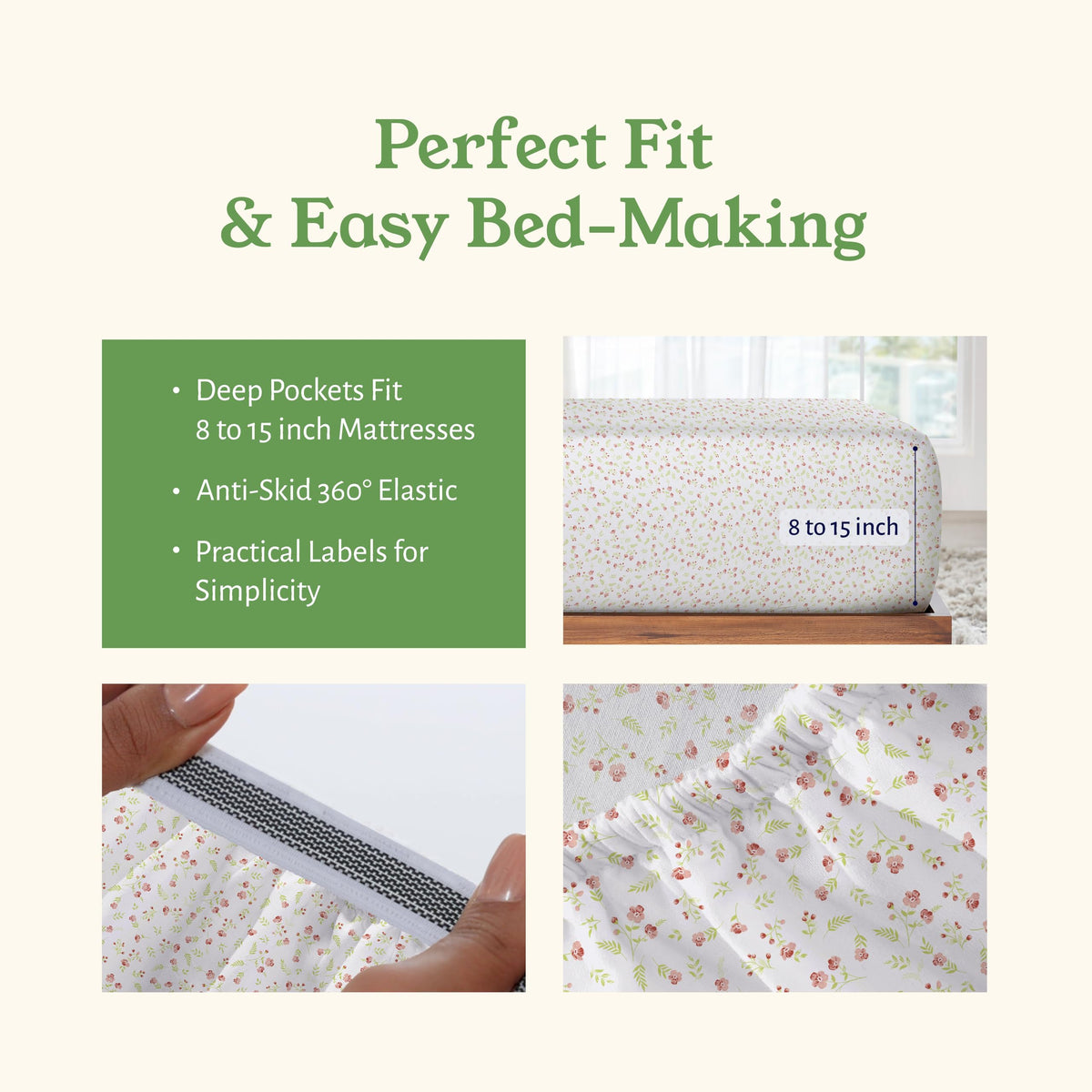 California Design Den packaging-free bedding supporting sustainable choices.