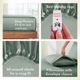Eco-friendly packaging from California Design Den protects sheets sustainably