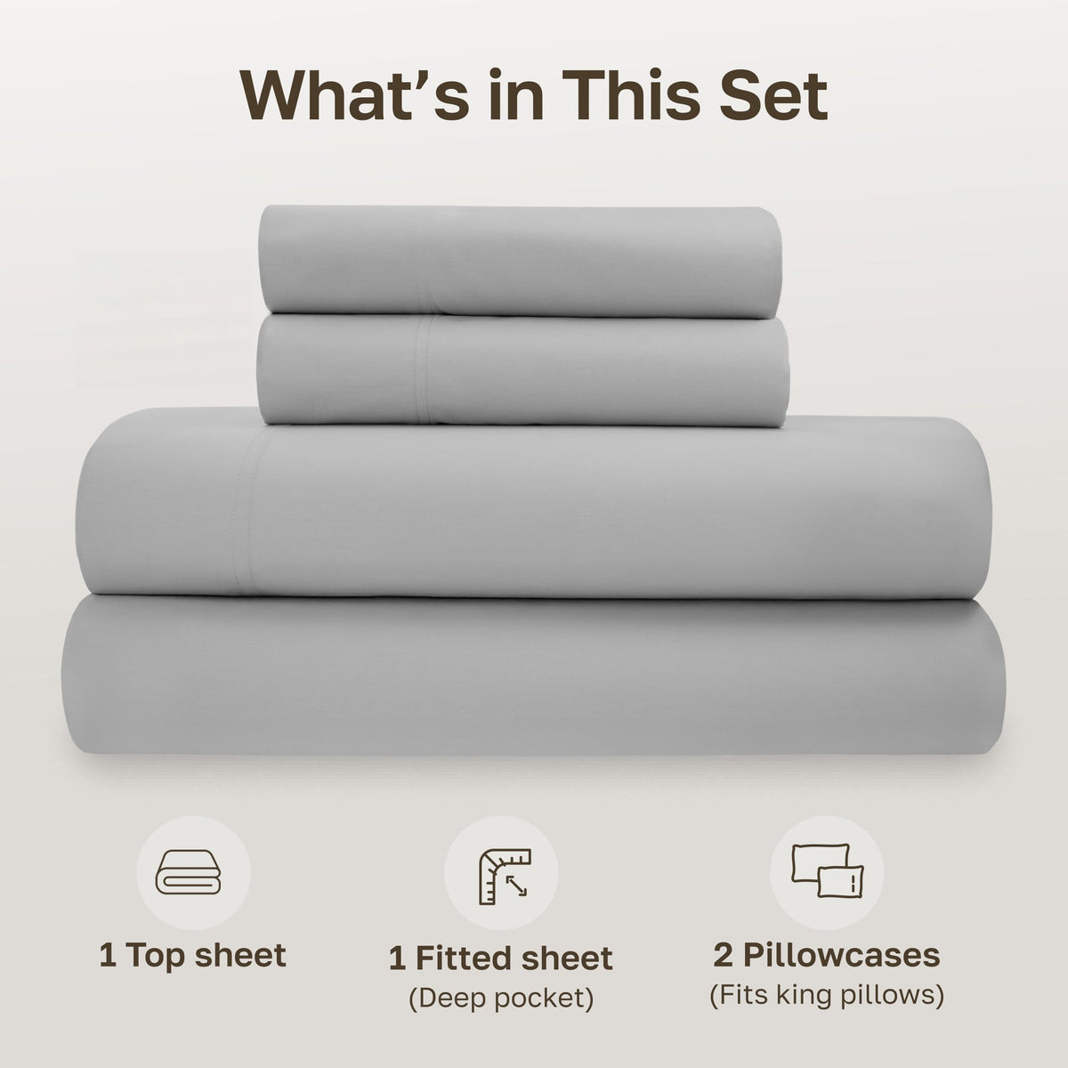 California Design Den percale texture close-up; breathable, crisp feel for everyday sleep.