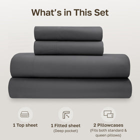 Close-up of percale weave shows matte, breathable texture.