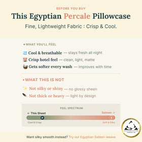 Envelope-closure pillowcase layout by California Design Den keeping pillow neatly tucked