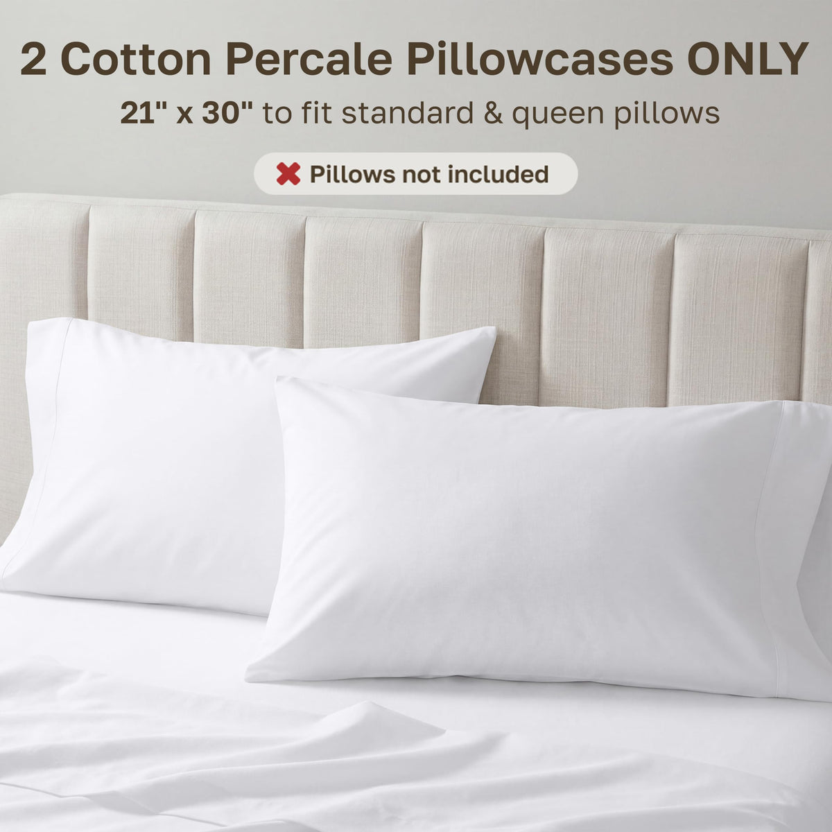 OEKO-TEX label visible on California Design Den pillowcase for safe skin contact