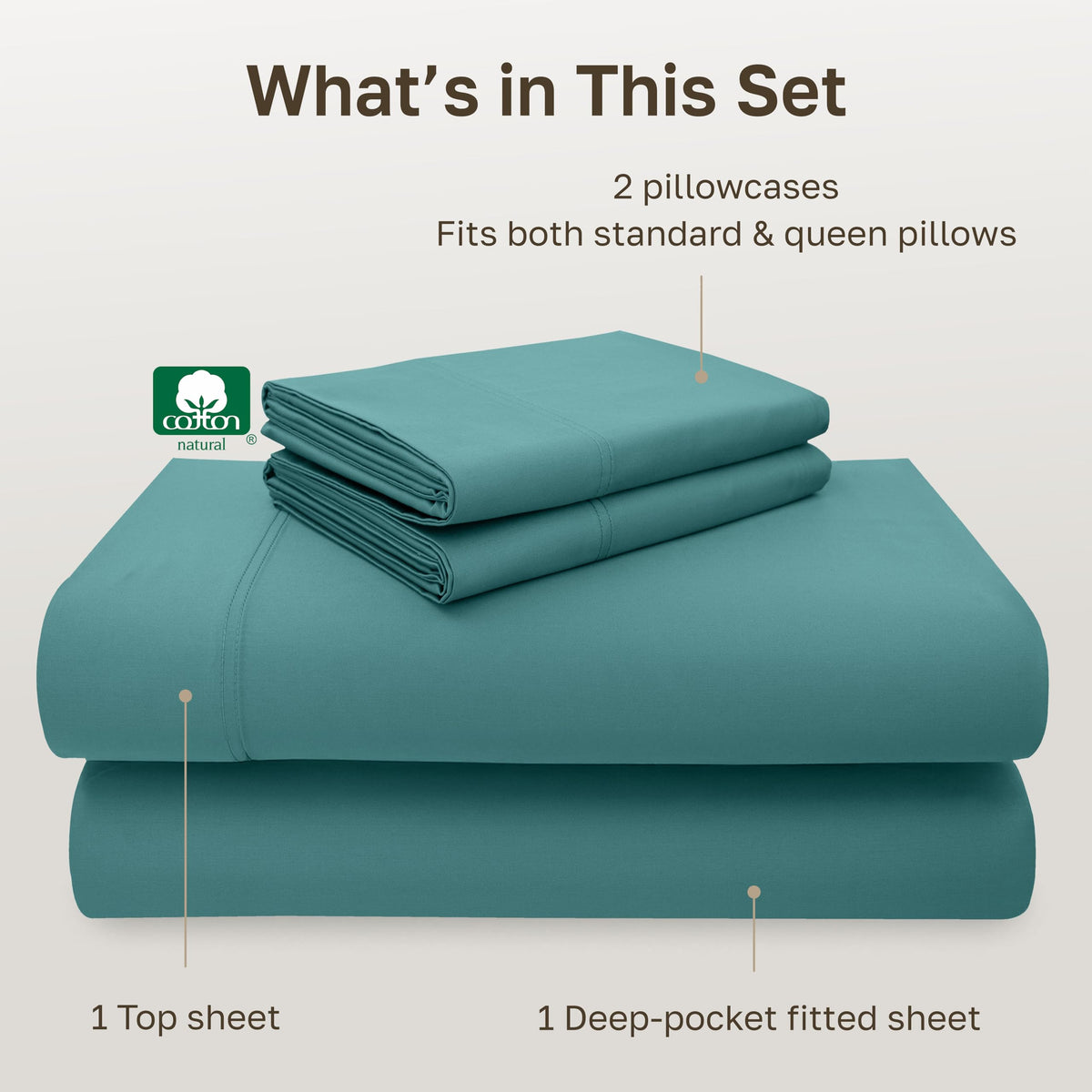 California Design Den pillowcases 21x32 with open-end design for easy use
