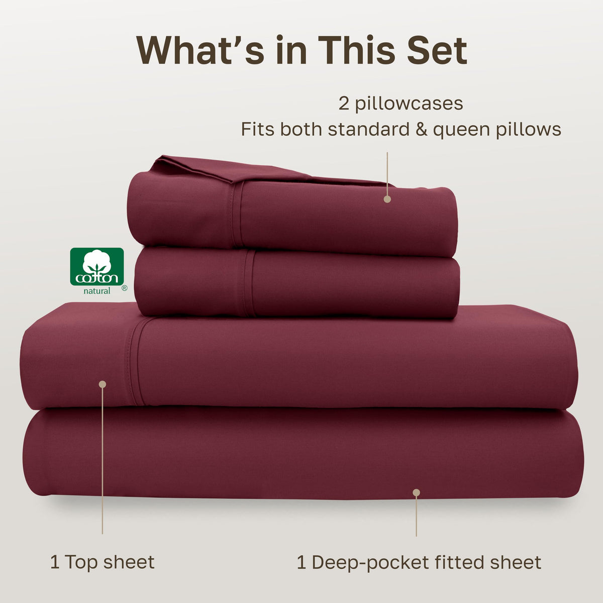 California Design Den pillowcases 21x32 provide smooth, breathable comfort