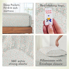 OEKO-TEX certified cotton sateen from California Design Den ensures safety and durability.