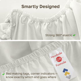 California Design Den care label illustrating easy machine care