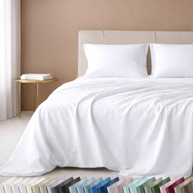 California Design Den queen sheet set packaged for gifting and storage