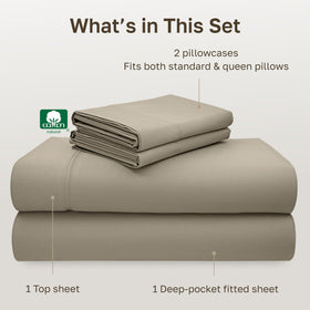 California Design Den pillowcases open-end design for simple nightly pillow insertion
