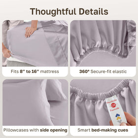 California Design Den sateen weave close-up reveals plush softness and natural sheen