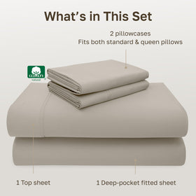 California Design Den sateen weave close-up highlighting soft breathable finish
