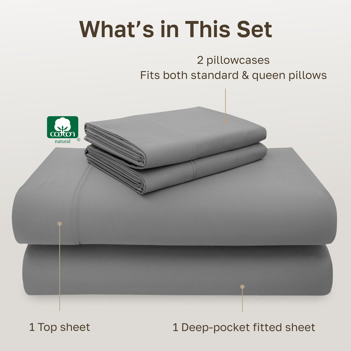California Design Den sateen weave close-up shows a soft, lustrous surface