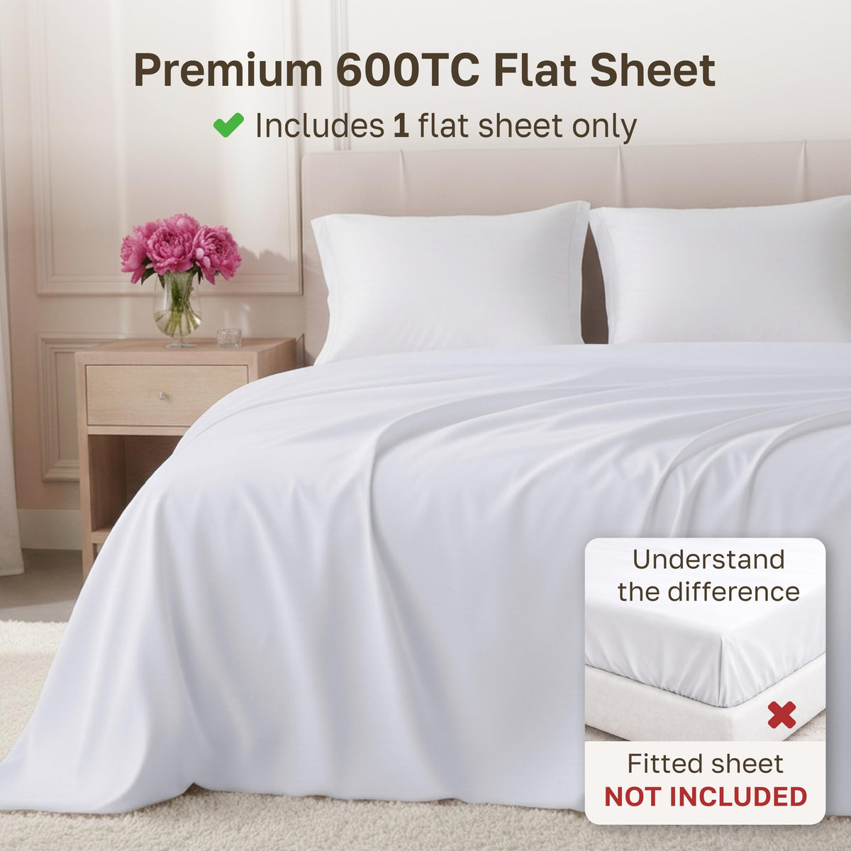 California Design Den sateen weave texture shows soft, smooth handfeel.