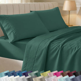 California Design Den Soft 100% cotton sheets full set, smooth and comfortable.