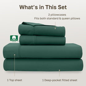 California Design Den sateen weave close-up reveals silky texture and gentle sheen