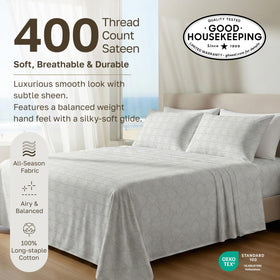 California Design Den queen pillowcases with open-end design for easy bed making