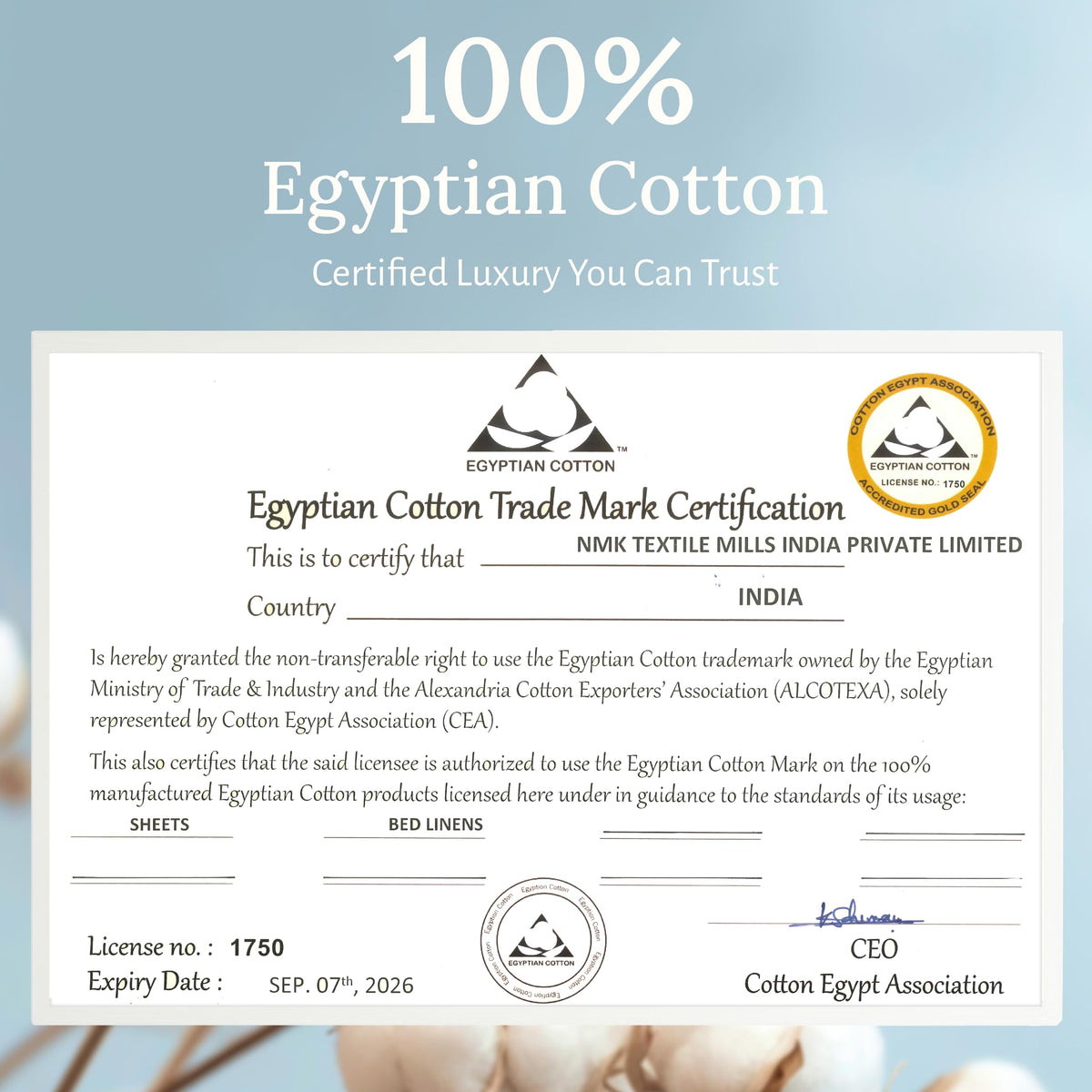 California Design Den pillowcase tested for fading and shrinkage to stay smooth.