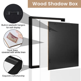 Califortree shadow box plexiglass face showcasing clear protection for memories