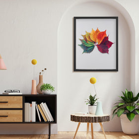 Califortree shadow box tabletop display on mantel or shelf