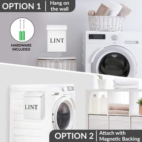 Calindiana lint bin slim profile saving space