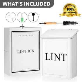 Calindiana lint bin stores detergent pods, dryer sheets, and more