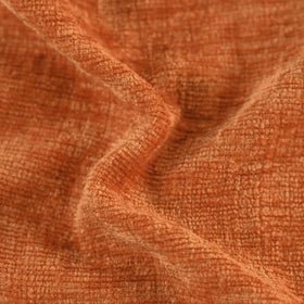 CaliTime burnt orange chenille close-up showing soft texture and durability