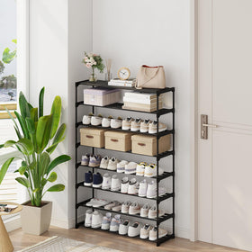 Calmootey 8-Tier Shoe Rack adjustable shelves for different shoe sizes